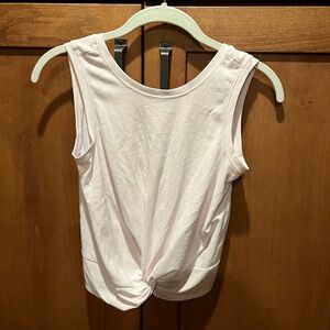 Old Navy Active Girls Pink Twist Knot Tank Top